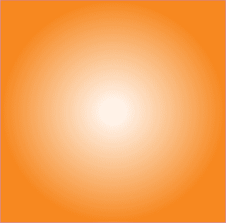 orange gradient circle